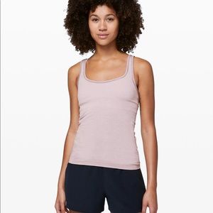 Lululemon seek simplicity tank - 2 ways - powdered mauve